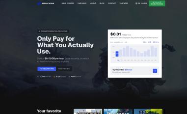 Schermafbeelding van serverwave.com