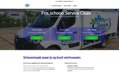 Schermafbeelding van serviceclean.nl