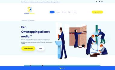 Schermafbeelding van services-hanssens.be