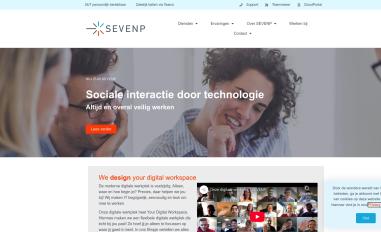Schermafbeelding van sevenp.nl