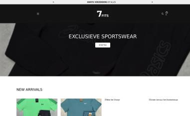 Schermafbeelding van sevnfits.nl