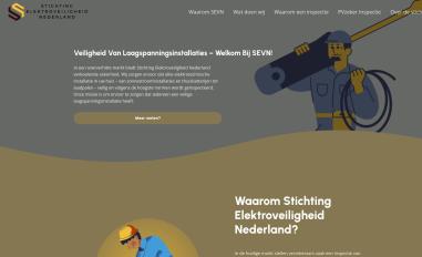 Schermafbeelding van sevnl.nl