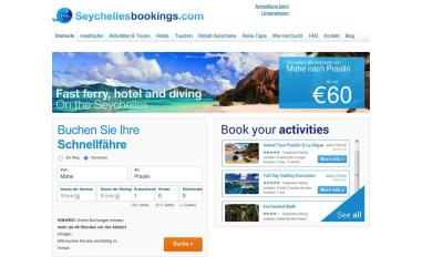 Schermafbeelding van seychellesbookings.de