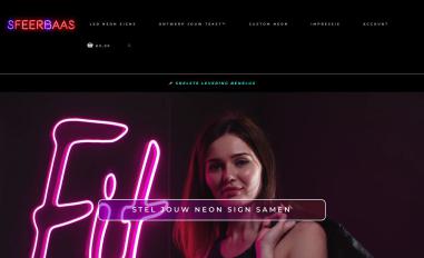 Schermafbeelding van sfeerbaas.nl