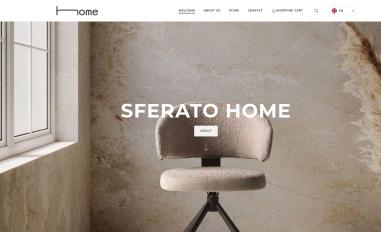 Schermafbeelding van sferatohome.com