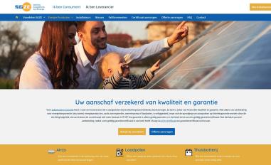 Schermafbeelding van sgze.nl