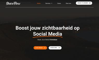 Schermafbeelding van shareflow.nl