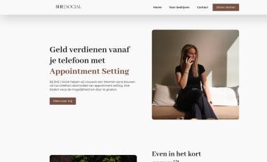 Schermafbeelding van she-social.nl