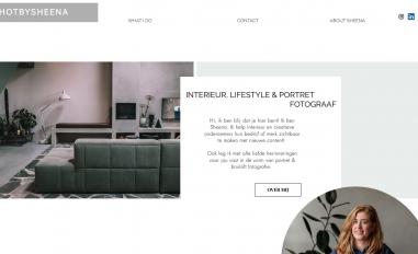 Schermafbeelding van sheenaschouwink.nl