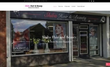 Schermafbeelding van shibahair-beauty.nl