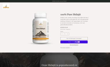 Schermafbeelding van shilajit.sunnahnutrition.nl