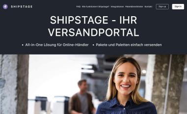 Schermafbeelding van shipstage.com
