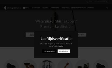 Schermafbeelding van shishapremium.nl