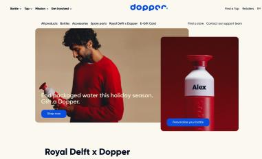 Schermafbeelding van shop.dopper.com