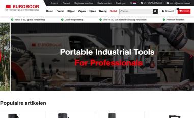Schermafbeelding van shop.euroboor.com
