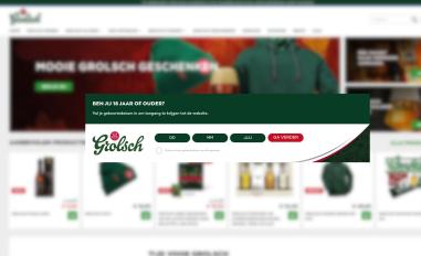 Schermafbeelding van shop.grolsch.nl