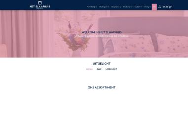 Schermafbeelding van shop.hetslaaphuis.be
