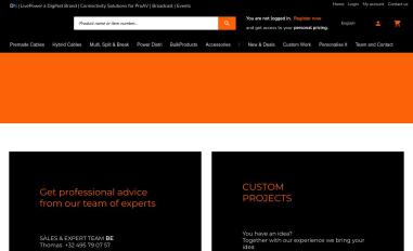 Schermafbeelding van shop.livepower.be