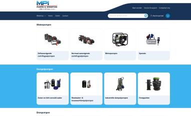 Schermafbeelding van shop.mpi-pumps.com