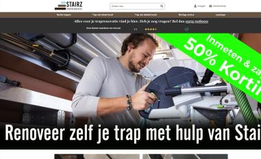 Schermafbeelding van shop.stairz.nl