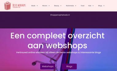 Schermafbeelding van shoppenophetweb.nl