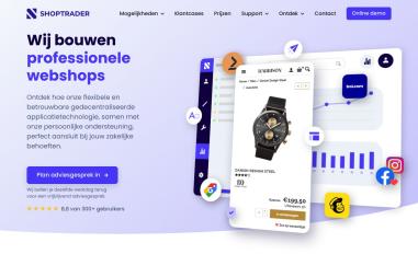 Schermafbeelding van shoptrader.nl