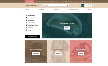 Schermafbeelding van shopvoorjehond.nl