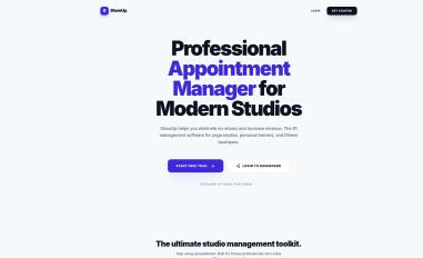 Schermafbeelding van showupcalendar.com