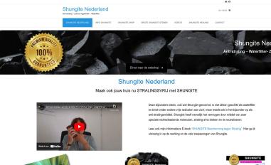 Schermafbeelding van shungite-nederland.nl