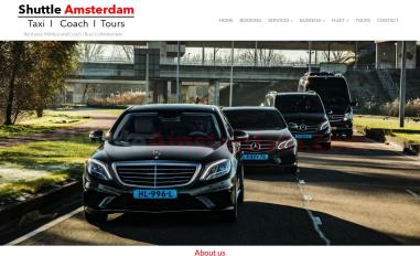 Schermafbeelding van shuttleamsterdam.com
