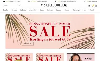 Schermafbeelding van siebeljuweliers.nl