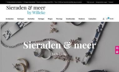 Schermafbeelding van sieradenenmeerbywilleke.nl