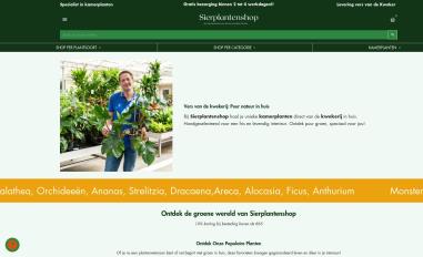 Schermafbeelding van sierplantenshop.nl