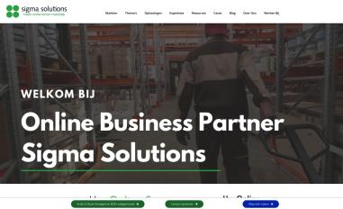 Schermafbeelding van sigmasolutions.nl