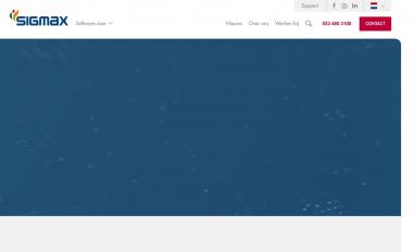 Schermafbeelding van sigmax.nl