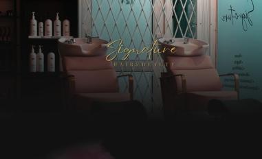 Schermafbeelding van signaturehairbeauty.nl