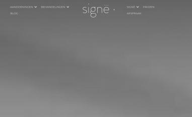 Schermafbeelding van signeclinics.nl