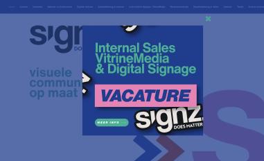 Schermafbeelding van signz.be