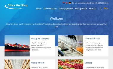 Schermafbeelding van silica-gel-shop.nl