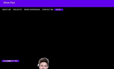 Schermafbeelding van silvanpaul.com