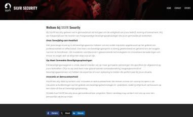 Schermafbeelding van silvrsecurity.nl