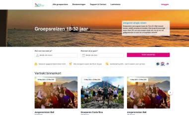 Schermafbeelding van simi-reizen.nl