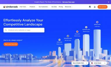 Schermafbeelding van similarweb.com