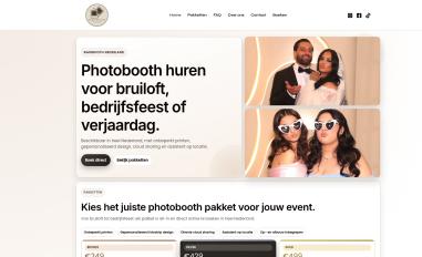 Schermafbeelding van simobooth.nl