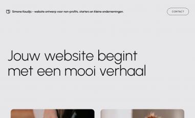 Schermafbeelding van simonedefreelancer.nl