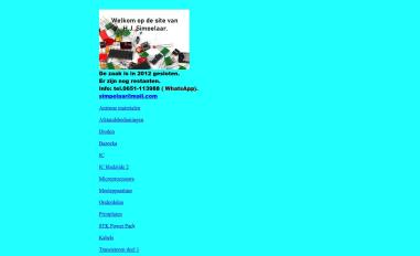 Schermafbeelding van simpelaar-onderdelen.nl