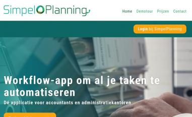 Schermafbeelding van simpelplanning.nl