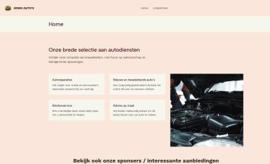 Schermafbeelding van sinkeautos.nl