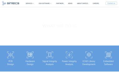 Schermafbeelding van sintecs.eu