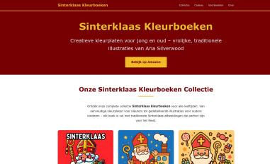 Schermafbeelding van sinterklaaskleurboek.nl